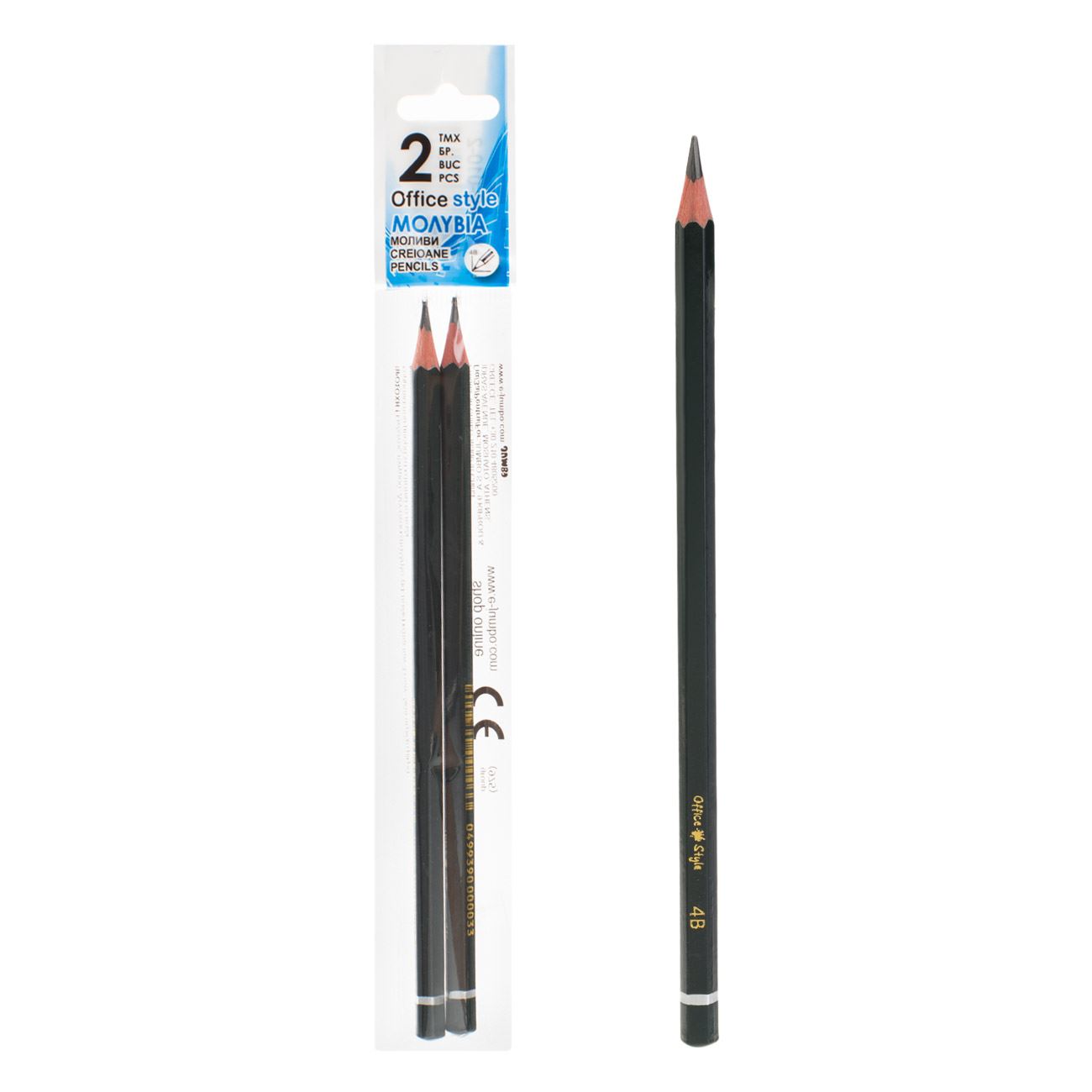 Set creioane moaybia, 4b, 2 bucati, verde