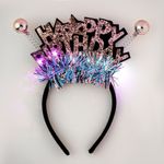 Casa si Gradina - Decoratiuni - Decoratiuni petrecere - Accesorii pentru petrecere - Bentita party, model happy birthday, led, multicolor, 3 functii, baterii incluse - Infinity.ro