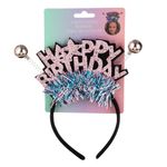 Casa si Gradina - Decoratiuni - Decoratiuni petrecere - Accesorii pentru petrecere - Bentita party, model happy birthday, led, multicolor, 3 functii, baterii incluse - Infinity.ro