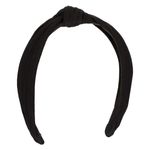 Fashion, accesorii si bijuterii - Femei - Accesorii femei - Accesorii pentru par femei - Bentita par, nod, tesatura, negru - Infinity.ro