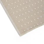 Casa si Gradina - Textile si covoare - Textile bucatarie - Servete si naproane - Suport farfurie, bumbac, dots, franjuri, bej, 42 x 30cm - Infinity.ro