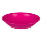 Casa si Gradina - Bucatarie si vesela - Vesela si tacamuri - Farfurii si boluri - Farfurie adanca plastic, 18cm, fucsia, compatibila masina de spalat vase si microunde - Infinity.ro