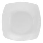Casa si Gradina - Bucatarie si vesela - Vesela si tacamuri - Farfurii si boluri - Farfurie adanca portelan, model patrata, alb, dimensiuni 20x 20cm, capacitate 0,6l - Infinity.ro