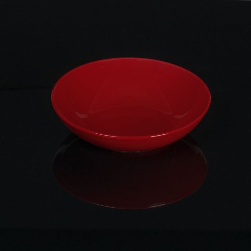 Casa si Gradina - Bucatarie si vesela - Vesela si tacamuri - Farfurii si boluri - Farfurie adanca ceramica, diametru 20 cm, capacitate 0,9 l, culoare rosu - Infinity.ro