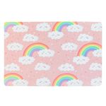 Casa si Gradina - Textile si covoare - Textile bucatarie - Servete si naproane - Suport farfurie, model curcubeu nor, multicolor, 43.5 x 28.5cm - Infinity.ro