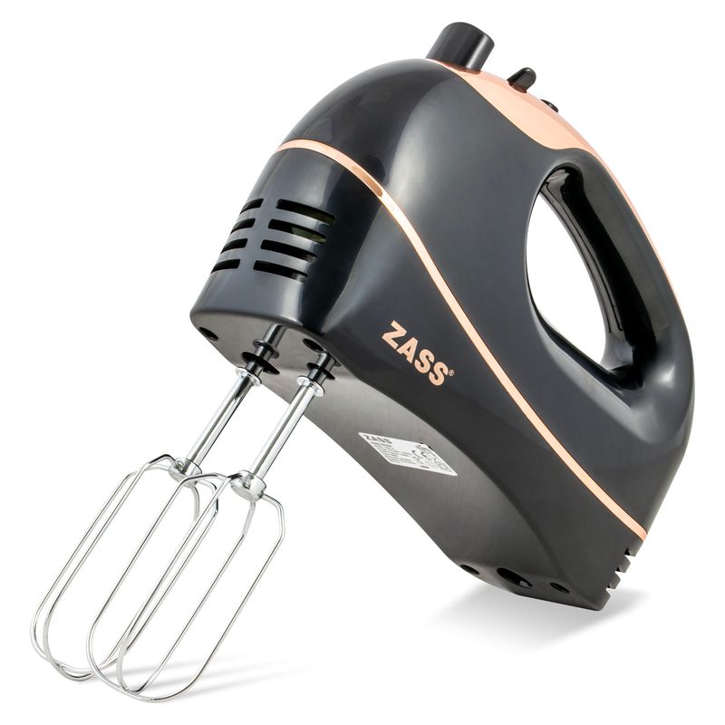 Electronice si Electrocasnice - Electrocasnice bucatarie - Mixere, tocatoare & roboti de bucatarie - Mixere - Mixer de mana ZASS Rose Gold ZHM 20 - Infinity.ro