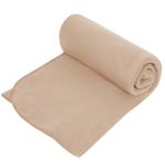 Casa si Gradina - Textile si covoare - Pături și cuverturi - Pături - Patura fleece, bej, 240x 220 cm, poliester - Infinity.ro