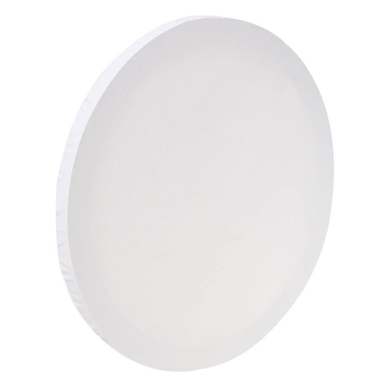 Carti si Birotica - Rechizite - Pictura si desen - Pensule si accesorii pictura - Tablou canvas, rotund, diametru 20 cm, culoare alb, bumbac 100% - Infinity.ro
