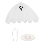 Casa si Gradina - Corpuri si surse de iluminat - Veioze si lampi - Lampi de veghe - Lampa decorativa multicolora, fantoma halloween, 52 cm, include baterii - Infinity.ro