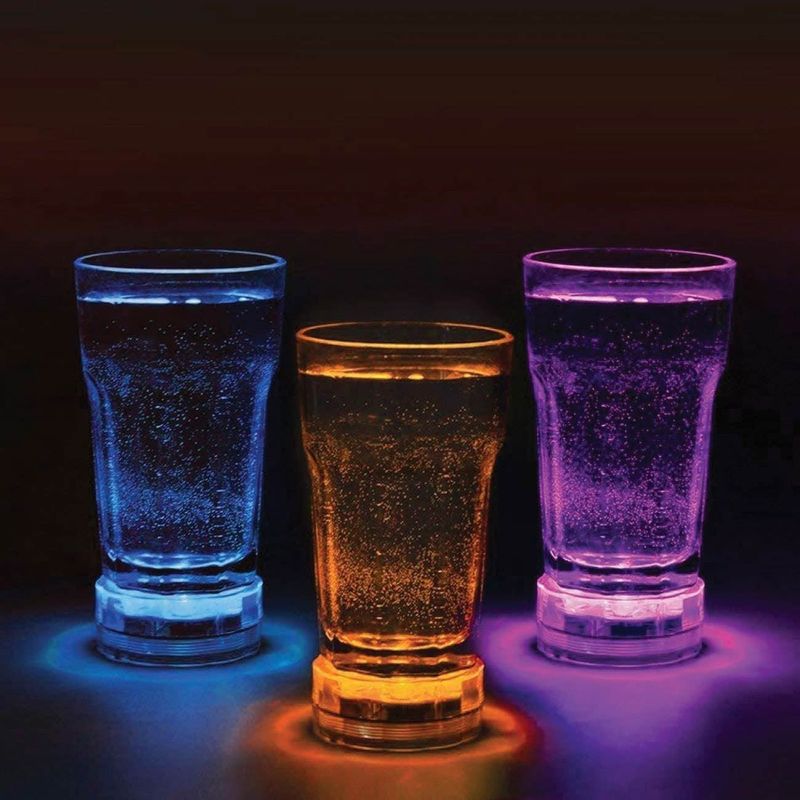 Casa si Gradina - Corpuri si surse de iluminat - Veioze si lampi - Lampi de veghe - Lampa led submersibila, rgb, 10 led, rezistenta la apa, multicolor, telecomanda inclusa - Infinity.ro