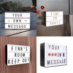 Casa si Gradina - Corpuri si surse de iluminat - Veioze si lampi - Veioze - Lampa magnetica led, model lightbox, 11 x 3.2 x 7.5 cm, plastic, multicolor - Infinity.ro