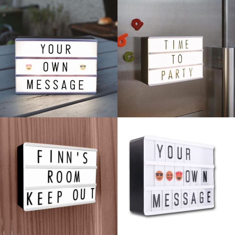 Casa si Gradina - Corpuri si surse de iluminat - Veioze si lampi - Veioze - Lampa magnetica led, model lightbox, 11 x 3.2 x 7.5 cm, plastic, multicolor - Infinity.ro