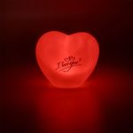 Casa si Gradina - Corpuri si surse de iluminat - Veioze si lampi - Lampi de veghe - Lampa veghe, inima, roz, 10x 5 x 8.5 cm, plastic, baterii incluse - Infinity.ro