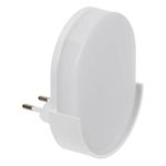 Casa si Gradina - Corpuri si surse de iluminat - Veioze si lampi - Lampi de veghe - Lampa de veghe, model simplu, plastic, alb, 7.5 x 2.5 x 9.5 cm, 0.6w, 230v - Infinity.ro