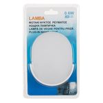 Casa si Gradina - Corpuri si surse de iluminat - Veioze si lampi - Lampi de veghe - Lampa de veghe, model simplu, plastic, alb, 7.5 x 2.5 x 9.5 cm, 0.6w, 230v - Infinity.ro