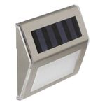Casa si Gradina - Corpuri si surse de iluminat - Iluminat exterior - Lampi solare - Lampa de perete solara, 2 led-uri, argintiu, 10x 2.3 x 8.3 cm - Infinity.ro