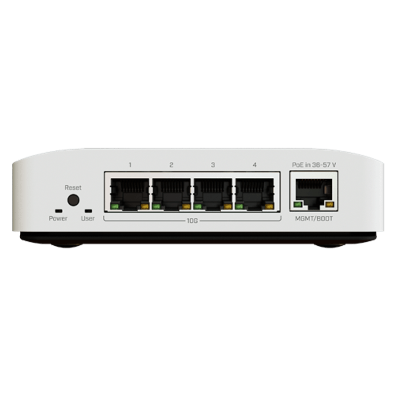 PC, gaming si accesorii - Retelistica - Routere - Router 4 porturi 10G, 1 port 1G, sina DIN - MikroTik CRS304-4XG-IN - Infinity.ro