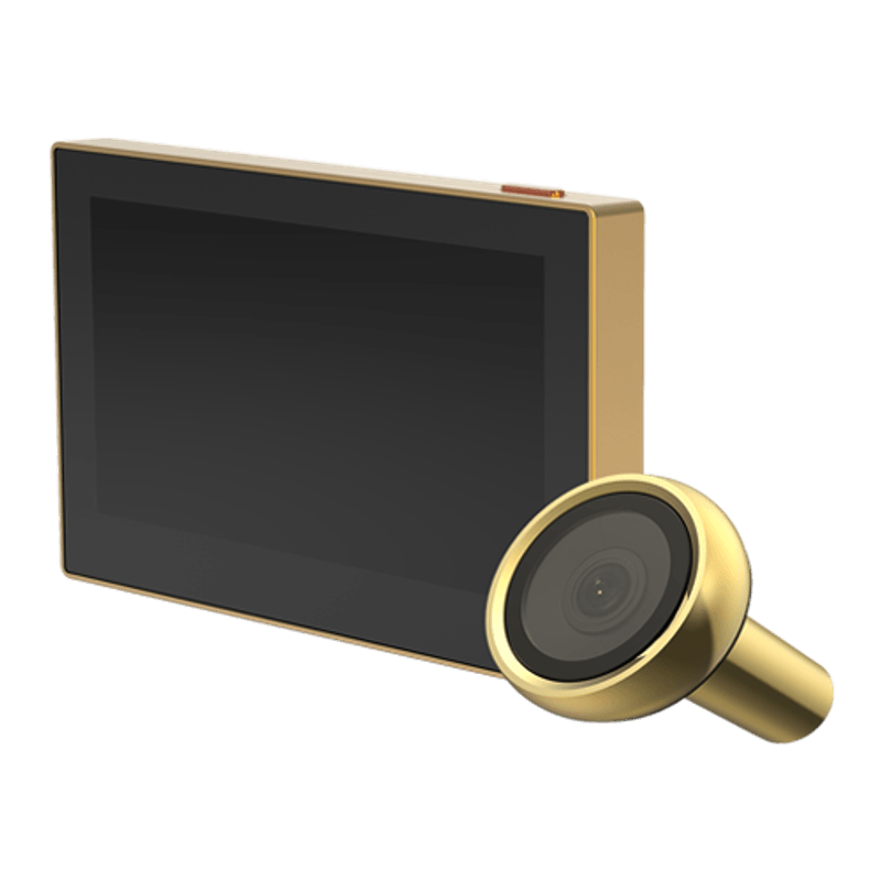 Casa si Gradina - Electrice - Smart Home - Accesorii control acces si supraveghere - Vizor electronic smart, Wi-Fi, FullHD 1080P, monitor 4.3 inch, acumulator 2200mAh, Auriu - EZVIZ CS-HP2-Golden - Infinity.ro