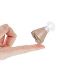 Ingrijire personala si Cosmetice - Sanatate si wellness - Aparate medicale - Aparate auditive - Aparat Auditiv MRG MK82, cu cutie de Protectie, Volum Reglabil, 120 dB,Bej - Infinity.ro