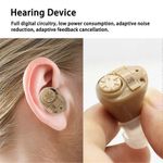 Ingrijire personala si Cosmetice - Sanatate si wellness - Aparate medicale - Aparate auditive - Aparat Auditiv MRG MK82, cu cutie de Protectie, Volum Reglabil, 120 dB,Bej - Infinity.ro