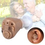 Ingrijire personala si Cosmetice - Sanatate si wellness - Aparate medicale - Aparate auditive - Aparat Auditiv MRG MK82, cu cutie de Protectie, Volum Reglabil, 120 dB,Bej - Infinity.ro