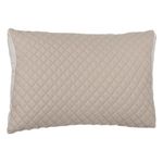 Casa si Gradina - Textile si covoare - Lenjerii de pat - Fete de perna - Fata de perna poliester, model romburi, bej, 70x 50cm - Infinity.ro