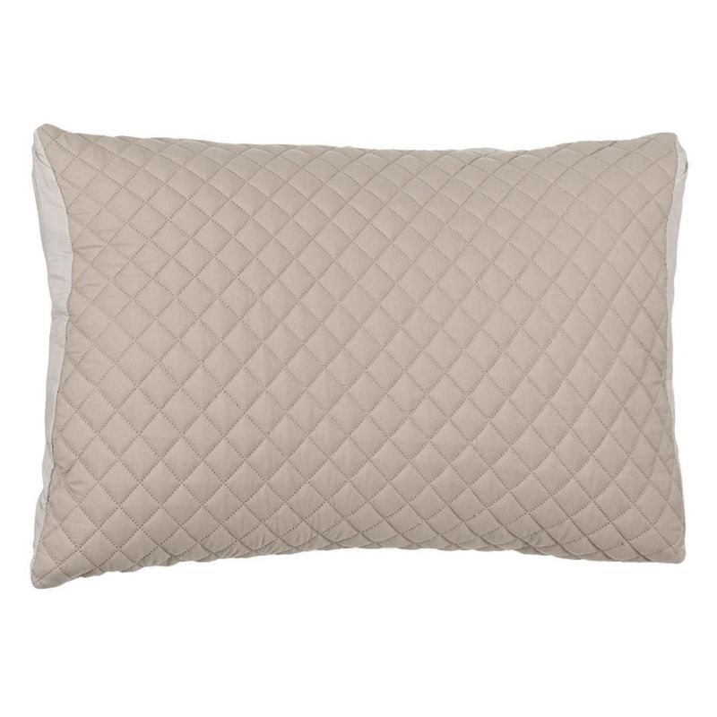 Casa si Gradina - Textile si covoare - Lenjerii de pat - Fete de perna - Fata de perna poliester, model romburi, bej, 70x 50cm - Infinity.ro