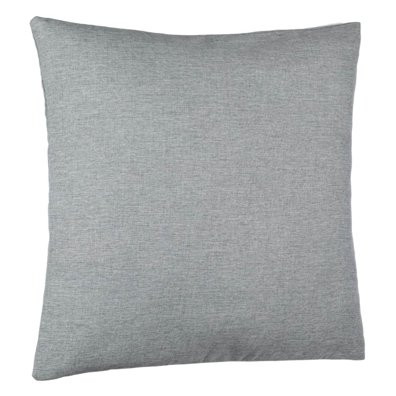 Fata de perna decorativa, gri, 50x 50cm, poliester