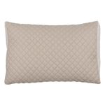 Casa si Gradina - Textile si covoare - Lenjerii de pat - Fete de perna - Fata de perna poliester, model romburi, bej, 70x 50cm - Infinity.ro