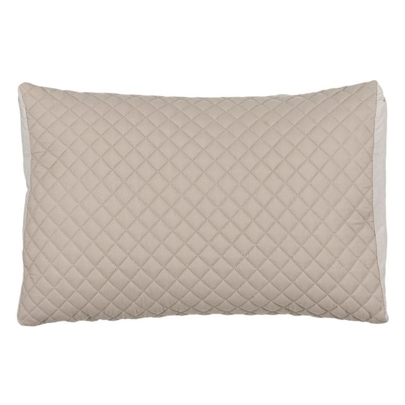 Casa si Gradina - Textile si covoare - Lenjerii de pat - Fete de perna - Fata de perna poliester, model romburi, bej, 70x 50cm - Infinity.ro