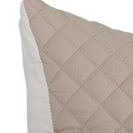 Casa si Gradina - Textile si covoare - Lenjerii de pat - Fete de perna - Fata de perna poliester, model romburi, bej, 70x 50cm - Infinity.ro