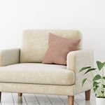 Casa si Gradina - Textile si covoare - Lenjerii de pat - Fete de perna - Fata de perna, velvet, model romburi, roz, 45 x 43cm - Infinity.ro