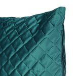 Casa si Gradina - Textile si covoare - Lenjerii de pat - Fete de perna - Fata de perna velvet, model romburi, culoare petrol, dimensiune 45 x 43cm, poliester - Infinity.ro