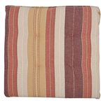 Casa si Gradina - Textile si covoare - Perne si pilote - Perne decorative - Perna scaun, 40x 40cm, dungi maro si bej, bumbac, poliester - Infinity.ro