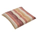 Casa si Gradina - Textile si covoare - Perne si pilote - Perne decorative - Perna scaun, 40x 40cm, dungi maro si bej, bumbac, poliester - Infinity.ro