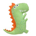 Casa si Gradina - Textile si covoare - Perne si pilote - Perne decorative - Perna decorativa dinozaur, model verde, 30x 40cm, poliester - Infinity.ro