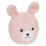 Casa si Gradina - Textile si covoare - Perne si pilote - Perne decorative - Perna decorativa, model iepuras, culoare roz, dimensiuni 28 x 28 x 9cm - Infinity.ro