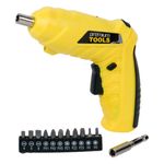 Casa si Gradina - Constructii - Scule de mana si unelte - Surubelnite - Surubelnita electrica premium tools, model led, capacitate 3.6v, 11 varfuri, galben - Infinity.ro