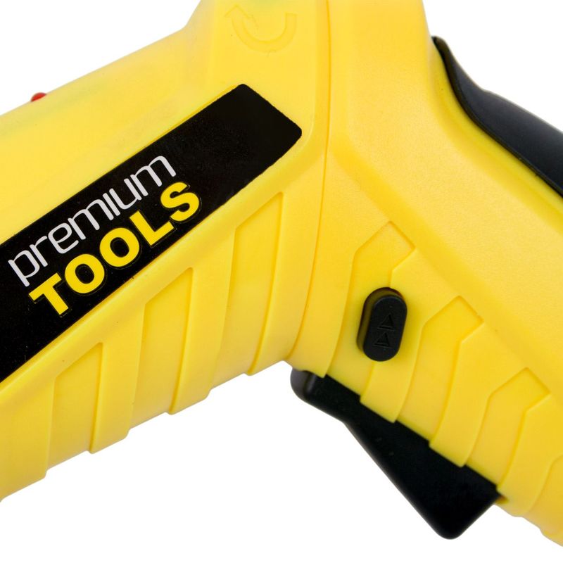 Casa si Gradina - Constructii - Scule de mana si unelte - Surubelnite - Surubelnita electrica premium tools, model led, capacitate 3.6v, 11 varfuri, galben - Infinity.ro