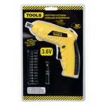 Casa si Gradina - Constructii - Scule de mana si unelte - Surubelnite - Surubelnita electrica premium tools, model led, capacitate 3.6v, 11 varfuri, galben - Infinity.ro