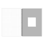 Carti si Birotica - Rechizite - Caiete - Caiete matematica - Caiet matematica, model pantera, a4, cu spirala, 4 subiecte, 128 file, culoare negru - Infinity.ro