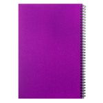 Carti si Birotica - Rechizite - Caiete - Caiete matematica - Caiet matematica, a4, 3 subiecte, 96 file, mov, mesaj everything is possible, spiralat - Infinity.ro