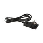 Casa si Gradina - Electrice - Accesorii electrice - Accesorii prize si intrerupatoare - Stecher extra slim cu maner ORNO OR-AE-1312/B, 250V, cablu 1.5m, negru - Infinity.ro