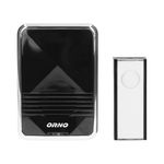 Casa si Gradina - Electrice - Accesorii electrice - Sonerii electrice - Sonerie wireless ORNO CALYPSO II DC OR-DB-QS-158, 2 x AA, 300 m, 36 tonuri, 3 moduri de semnalizare, IP44, negru - Infinity.ro