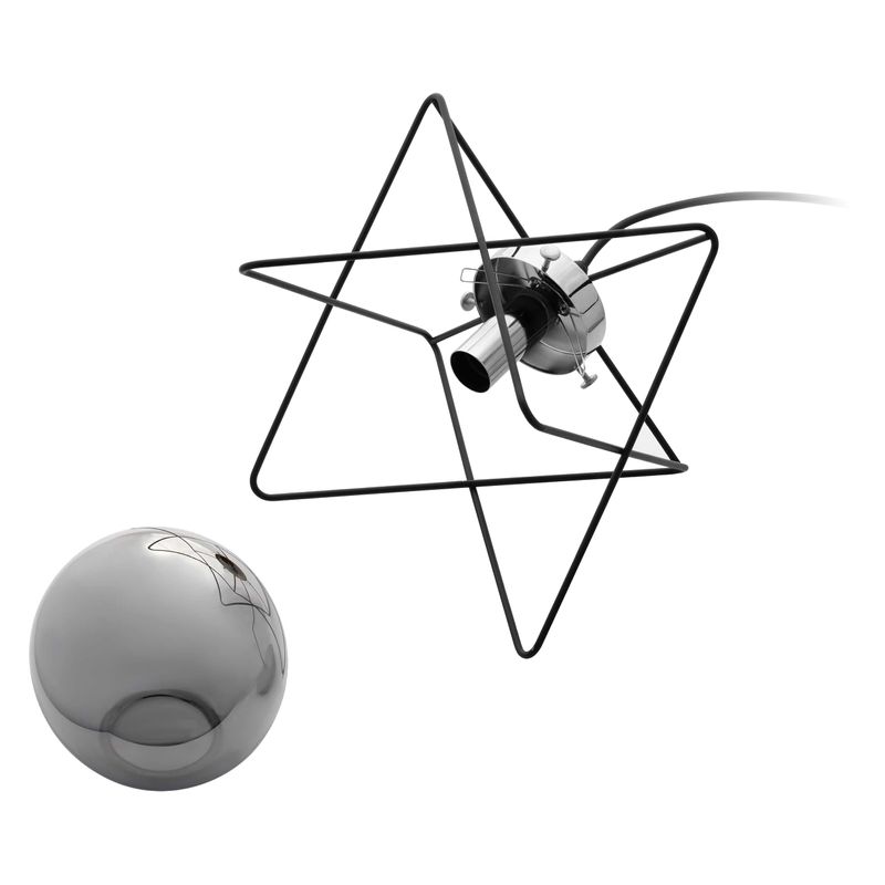 Casa si Gradina - Corpuri si surse de iluminat - Lustre si pendule - Corp de iluminat suspendat ADVITI Corrado 1p AD-LD-6211GGE14S, E14, maxim 40W, crom - Infinity.ro