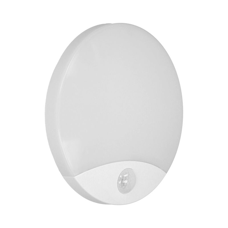 Casa si Gradina - Corpuri si surse de iluminat - Plafoniere, aplice si spoturi - Aplica ADVITI Virazon AD-PL-6064WLPMR4, LED, 15W, 1050 lm, 4000K, IP44, senzor de miscare 360 de grade inclus - Infinity.ro