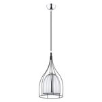 Casa si Gradina - Corpuri si surse de iluminat - Lustre si pendule - Corp de iluminat suspendat ADVITI Adele 1p AD-LD-6222BE27S, E27, maxim 60W, negru - Infinity.ro