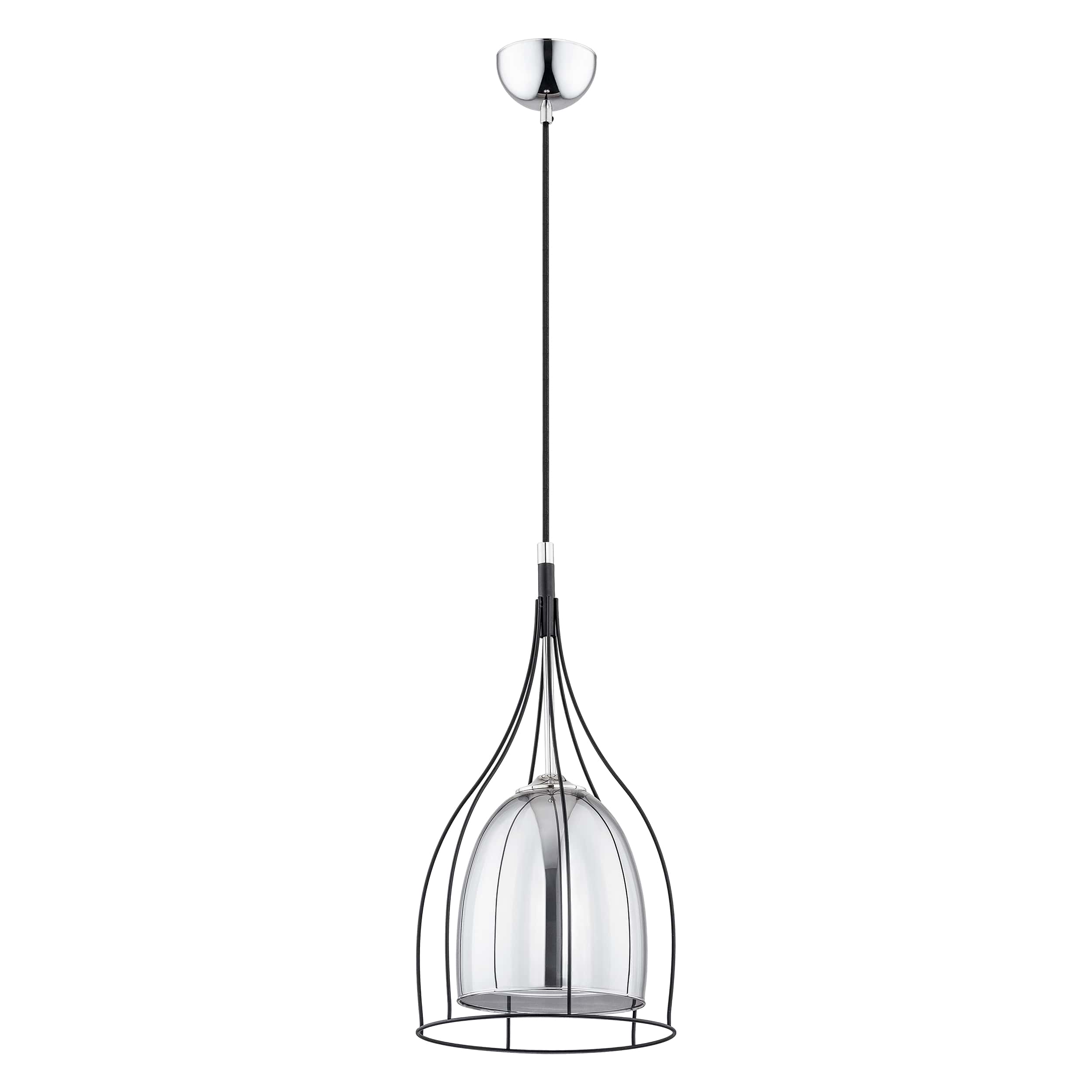 Corp de iluminat suspendat ADVITI Adele 1p AD-LD-6222BE27S, E27, maxim 60W, negru