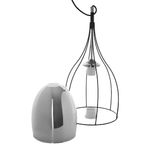 Casa si Gradina - Corpuri si surse de iluminat - Lustre si pendule - Corp de iluminat suspendat ADVITI Adele 1p AD-LD-6222BE27S, E27, maxim 60W, negru - Infinity.ro