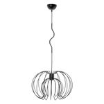 Casa si Gradina - Corpuri si surse de iluminat - Lustre si pendule - Corp de iluminat suspendat ADVITI Bola 1p AD-LD-6221BE27, E27, maxim 60W, negru - Infinity.ro